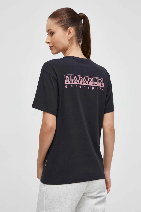 Napapijri t-shirt bawełniany Materiał zasadniczy: 100 % Bawełna, Ściągacz: 95 % Bawełna, 5 % Elastan