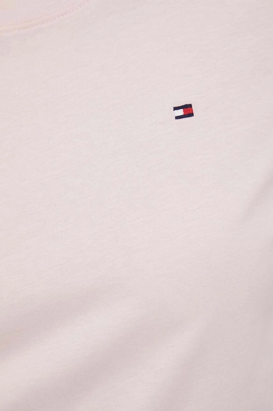 розовый Хлопковая футболка Tommy Hilfiger