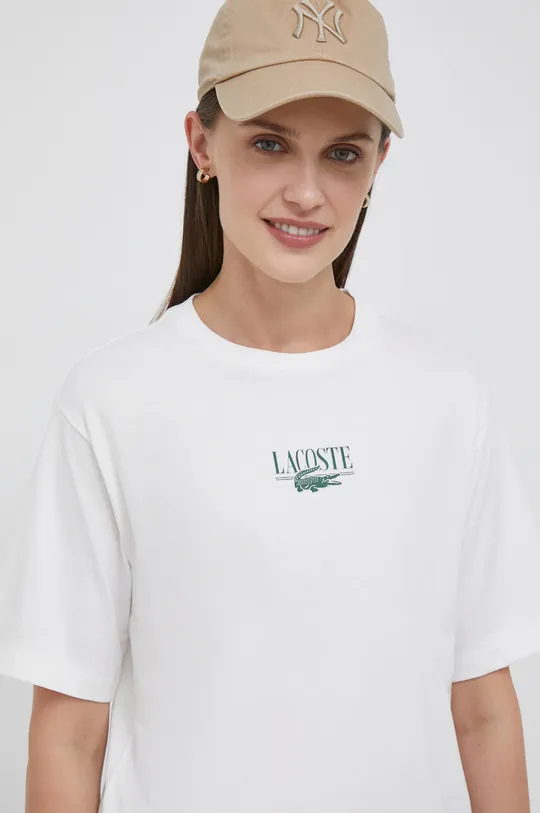 bézs Lacoste pamut póló Női