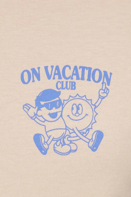 Bombažna kratka majica On Vacation Ženski