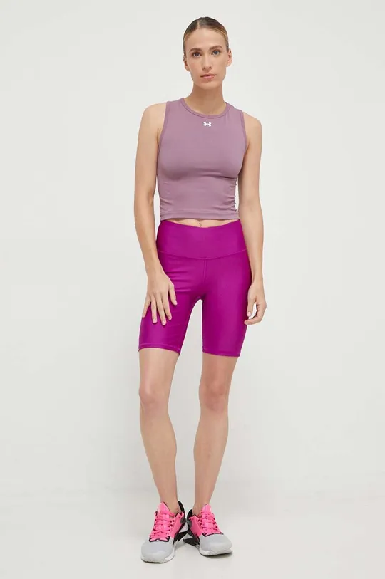 Under Armour top treningowy fioletowy