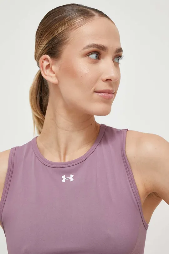 fioletowy Under Armour top treningowy