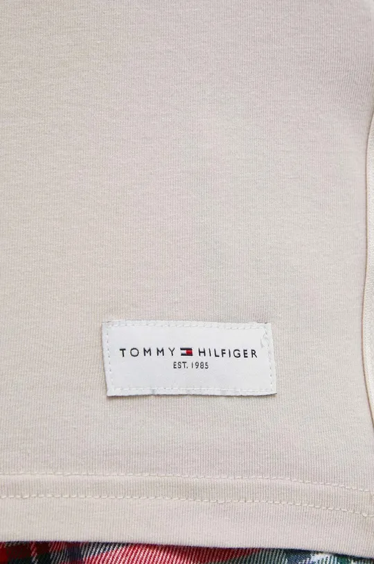 beżowy Tommy Hilfiger t-shirt lounge