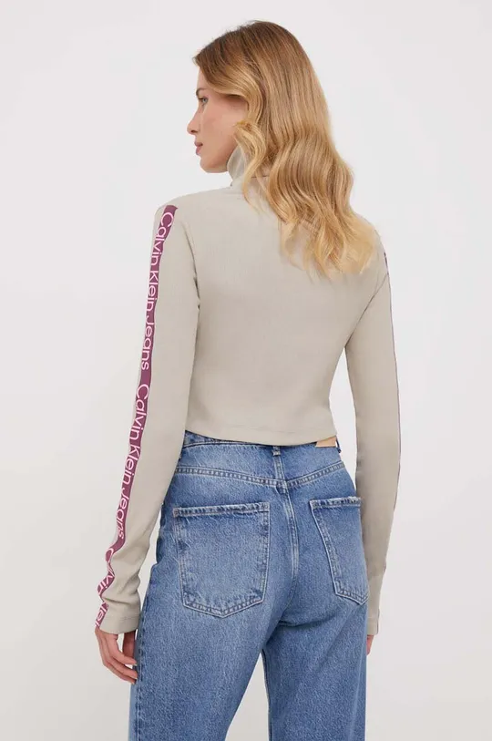 Longsleeve Calvin Klein Jeans Κύριο υλικό: 94% Βαμβάκι, 6% Σπαντέξ Προσθήκη: 87% Πολυεστέρας, 13% Σπαντέξ