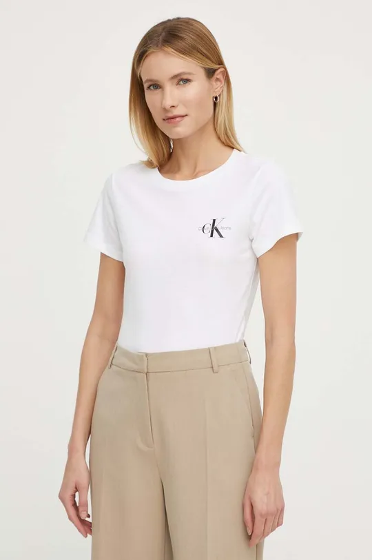 Calvin Klein Jeans t-shirt in cotone pacco da 2