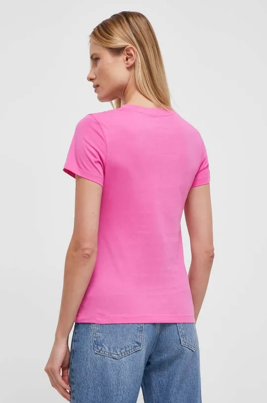ροζ Βαμβακερό μπλουζάκι Calvin Klein Jeans 2-pack