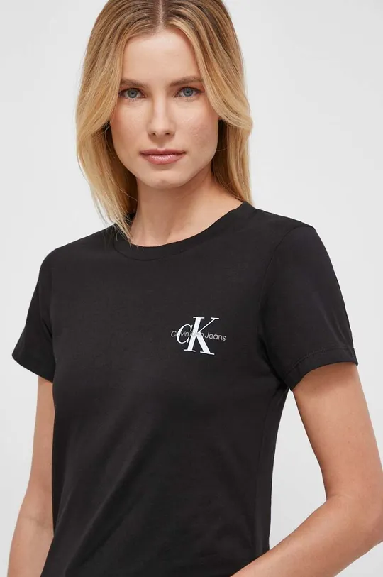 Βαμβακερό μπλουζάκι Calvin Klein Jeans 2-pack Γυναικεία