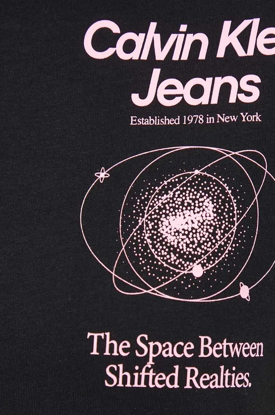 Βαμβακερό μπλουζάκι Calvin Klein Jeans Γυναικεία