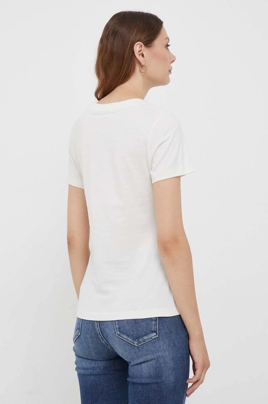 Calvin Klein Jeans t-shirt bawełniany beżowy