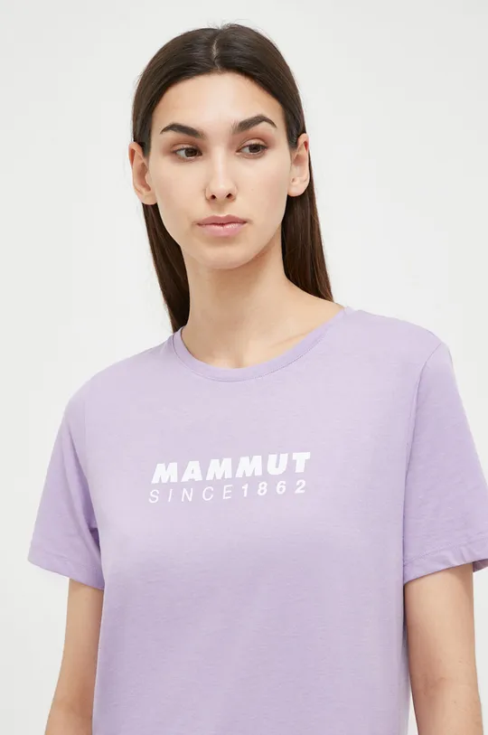 μωβ Αθλητικό μπλουζάκι Mammut Core Γυναικεία