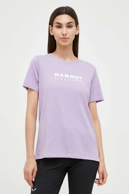 vijolična Športna kratka majica Mammut Core
