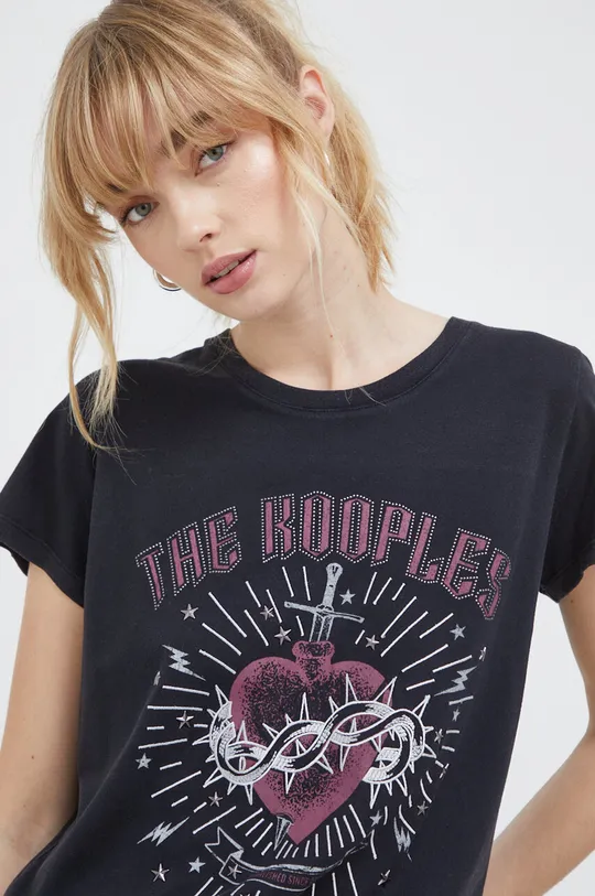 nero The Kooples t-shirt