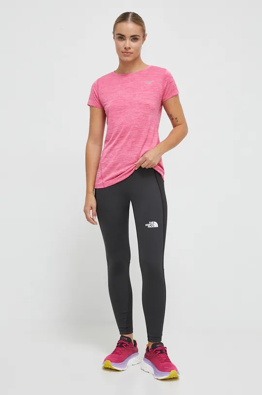 Μπλουζάκι για τρέξιμο Mizuno Impulse core ροζ