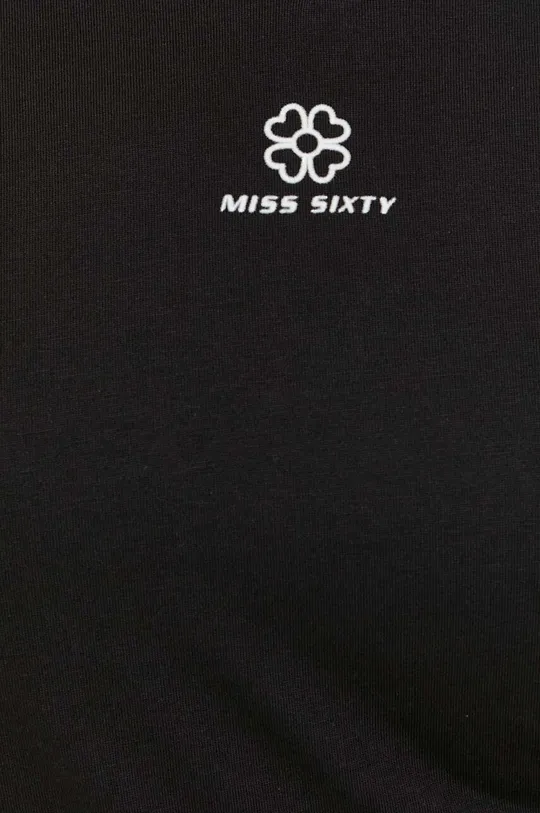 Miss Sixty t-shirt z domieszką jedwabiu Damski