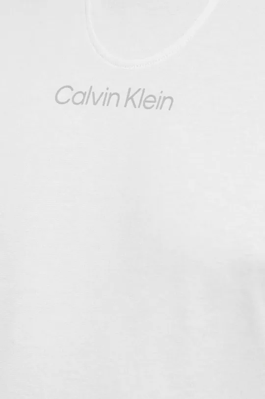 λευκό Μπλουζάκι προπόνησης Calvin Klein Performance