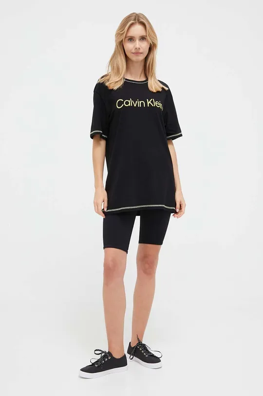 Calvin Klein Underwear t-shirt piżamowy czarny