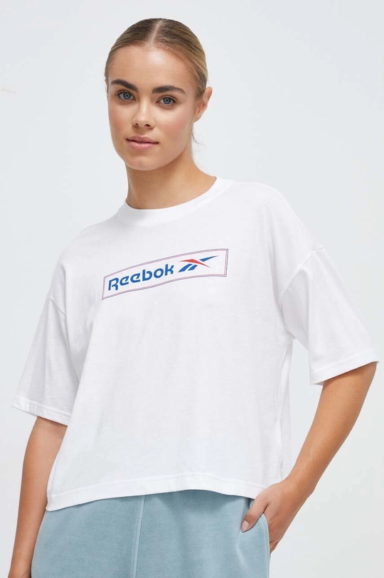 Μπλουζάκι Reebok λευκό