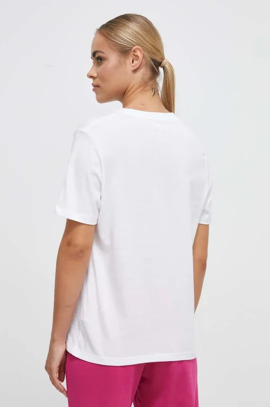 Βαμβακερό μπλουζάκι Reebok λευκό