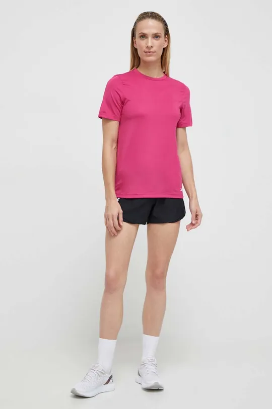 Reebok edzős póló Workout Ready rózsaszín