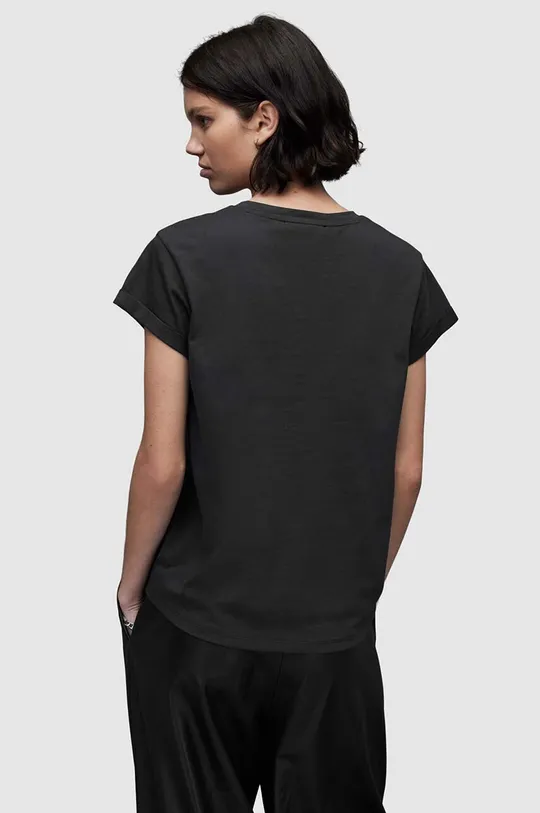 AllSaints t-shirt bawełniany TRINITY ANNA TEE 100 % Bawełna organiczna