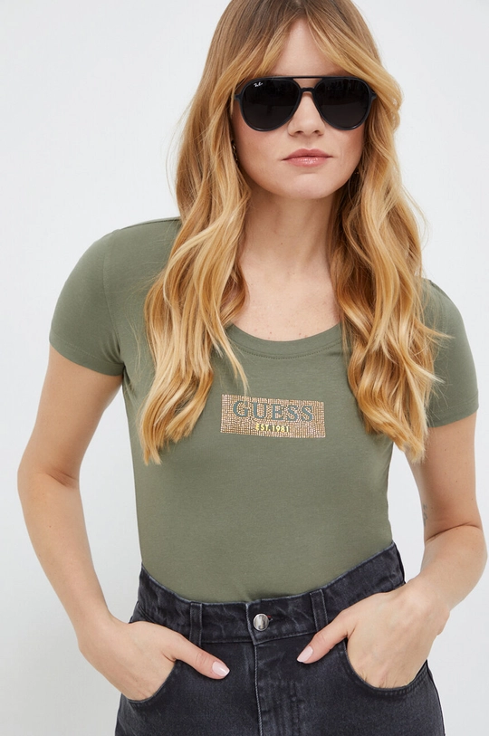 zielony Guess t-shirt