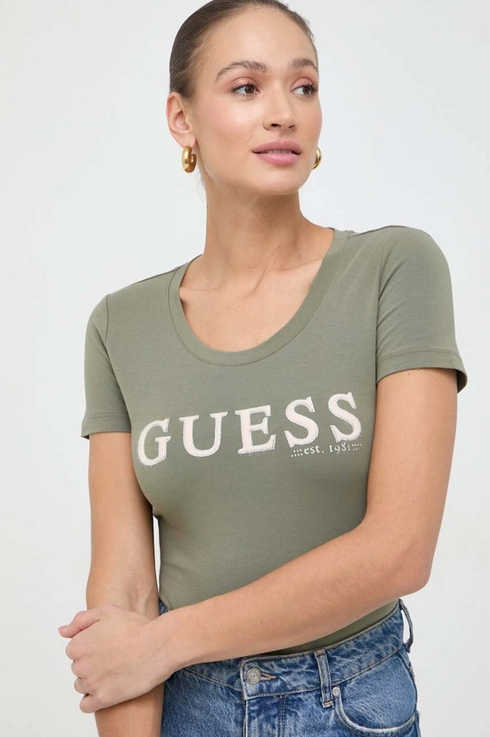 Μπλουζάκι Guess 95% Βαμβάκι, 5% Σπαντέξ