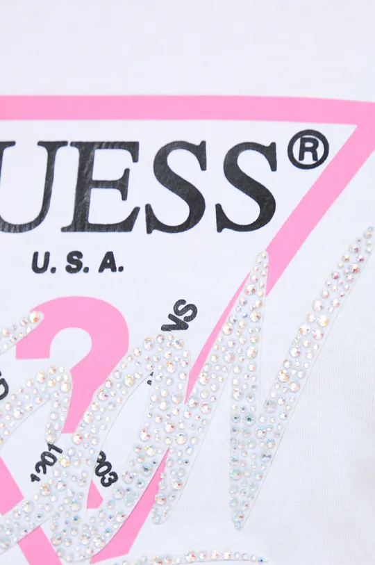 Βαμβακερό μπλουζάκι Guess Γυναικεία