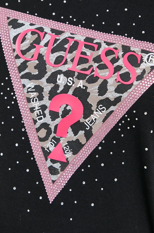 fekete Guess t-shirt SPRING