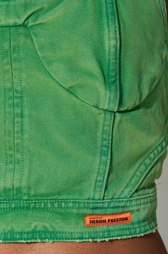 Heron Preston top jeans Distressed Canvas Corset Bra