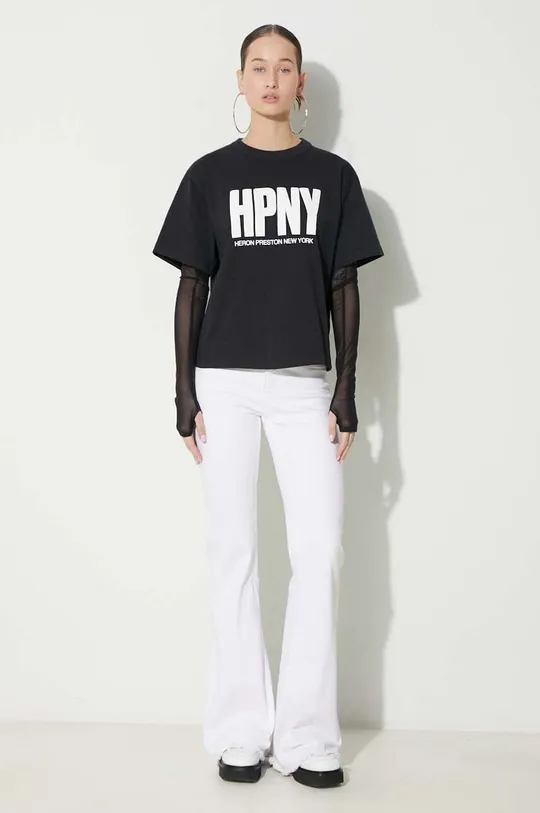 Heron Preston t-shirt bawełniany Reg Hpny Ss Tee czarny