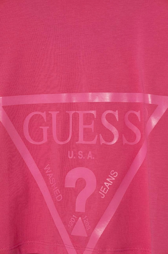 Παιδικό βαμβακερό μπλουζάκι Guess  100% Βαμβάκι