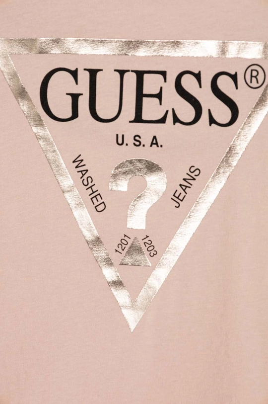 Παιδικό βαμβακερό μπλουζάκι Guess 100% Βαμβάκι