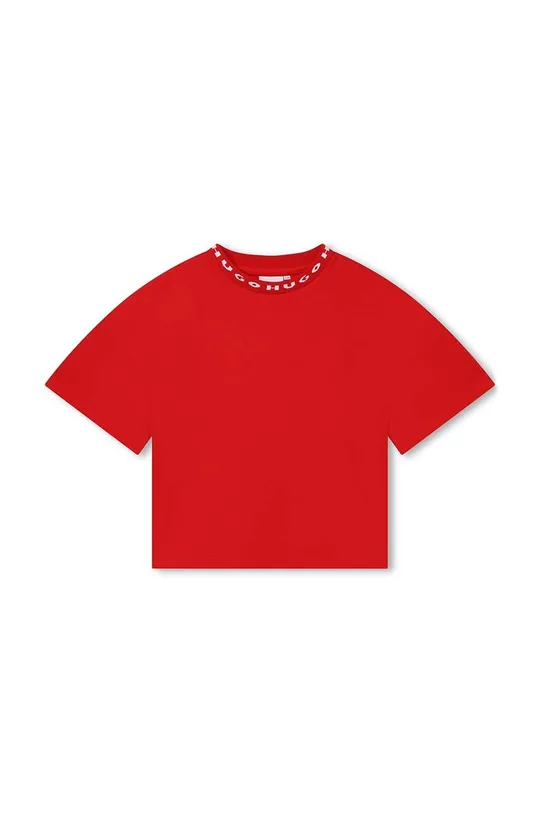 HUGO t-shirt dziecięcy beżowy