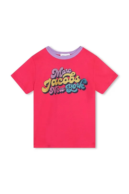 κόκκινο Βαμβακερό μπλουζάκι Marc Jacobs Για κορίτσια
