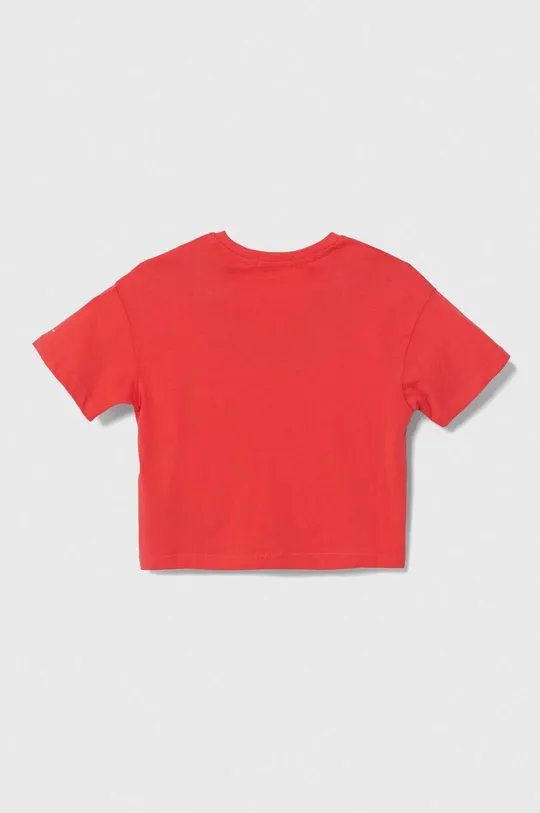 Bombažna kratka majica Calvin Klein Jeans rdeča