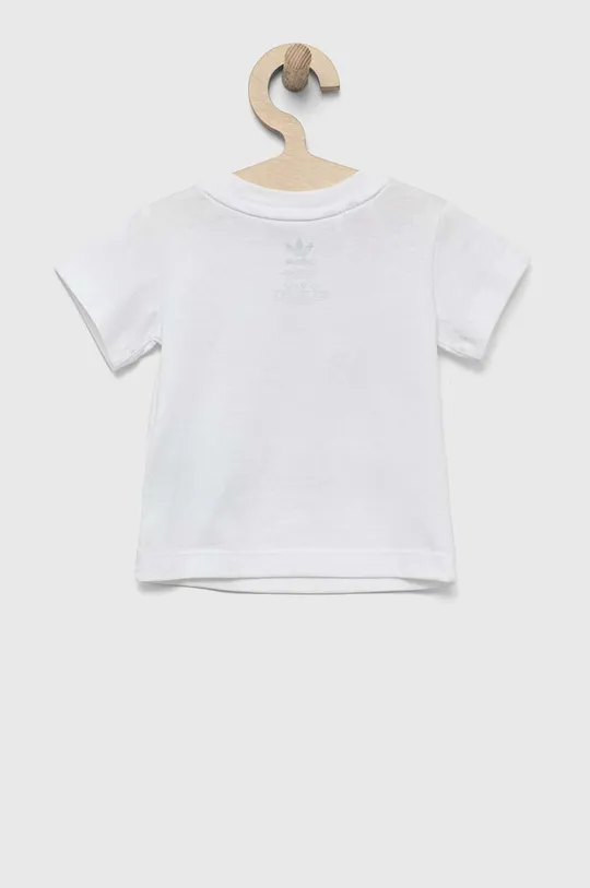 Detské bavlnené tričko adidas Originals biela