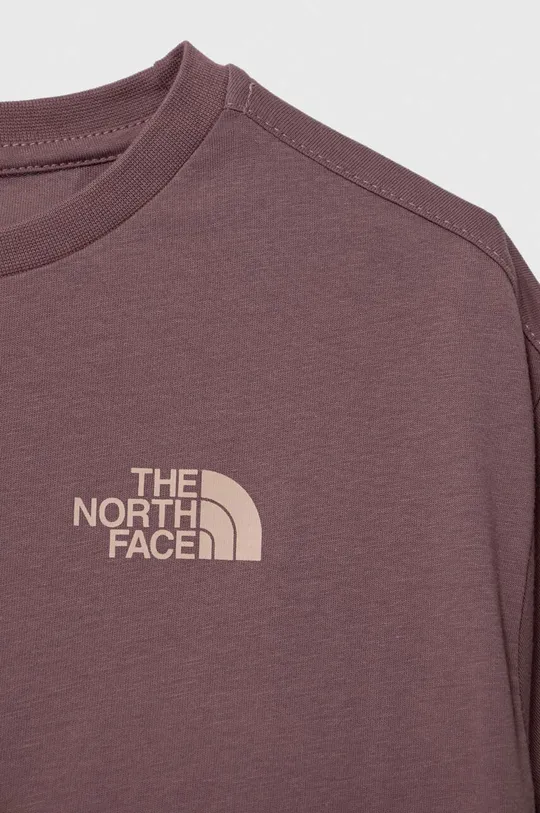 The North Face t-shirt in cotone per bambini G VERTICAL LINE S/S TEE 100% Cotone