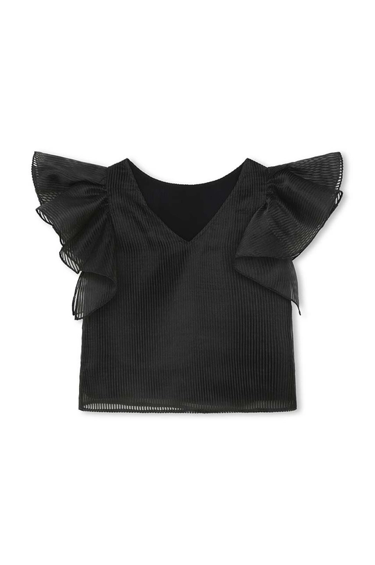 Karl Lagerfeld maglietta per bambini Z30174.102.108 nero AW23