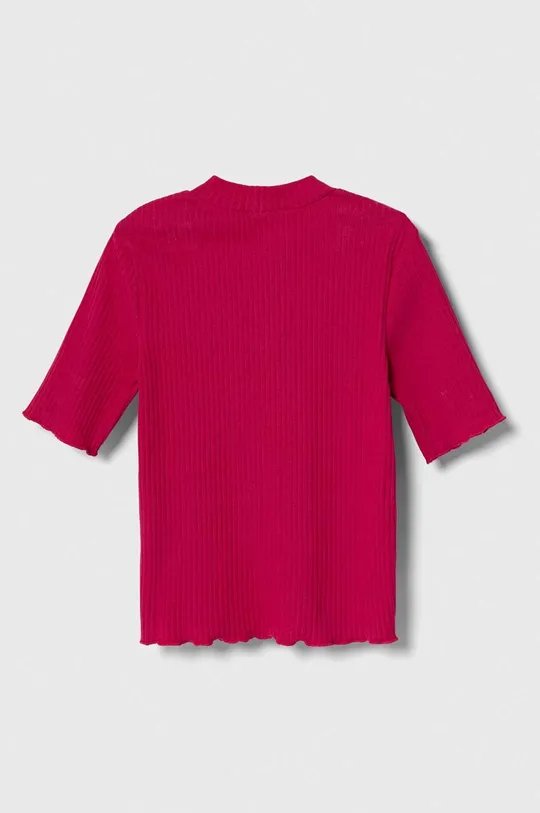 United Colors of Benetton t-shirt dziecięcy różowy