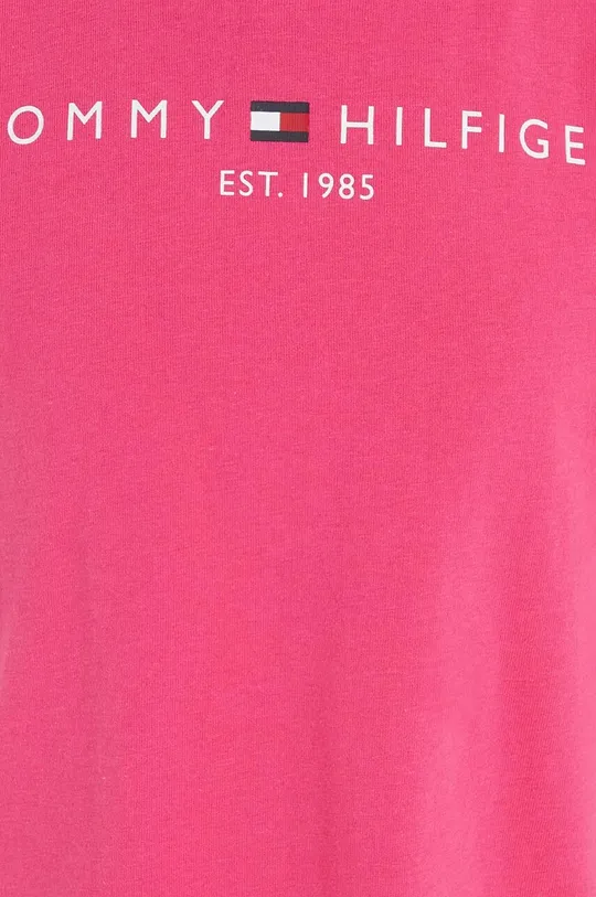 ροζ Παιδικό βαμβακερό μπλουζάκι Tommy Hilfiger