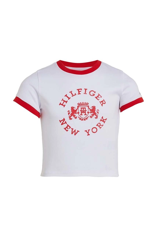 Tommy Hilfiger t-shirt bawełniany dziecięcy biały