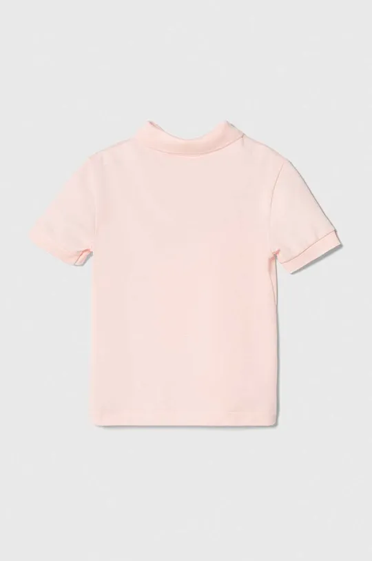 Bavlnené polo tričko Lacoste ružová