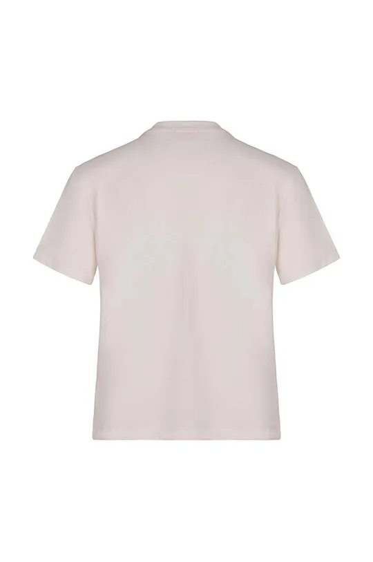 Παιδικό βαμβακερό μπλουζάκι Pinko Up μπεζ