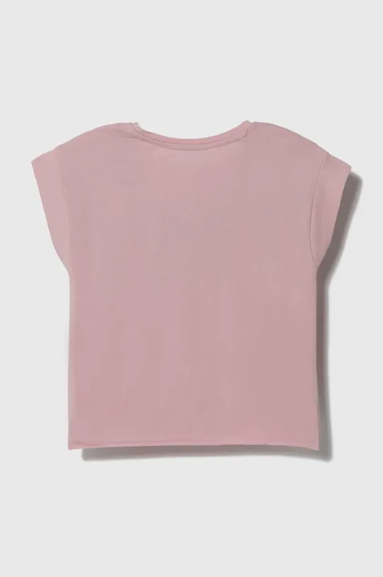 Дитяча футболка Guess рожевий