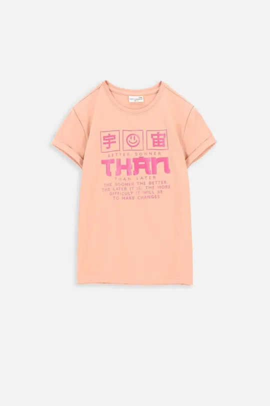 рожевий Дитяча футболка Coccodrillo Для дівчаток