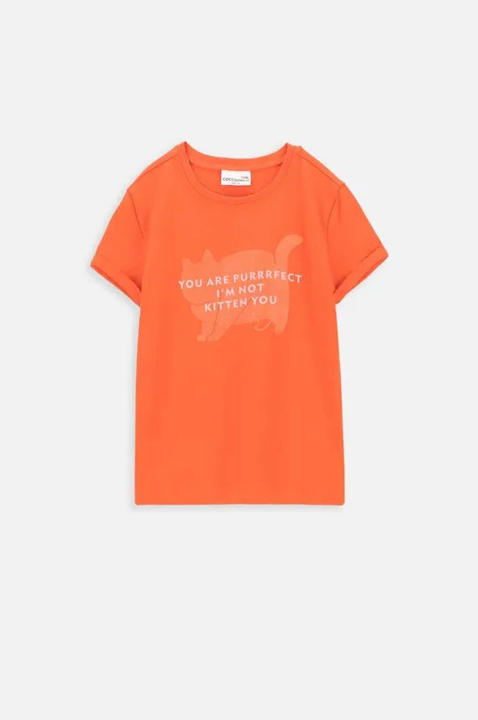 πορτοκαλί Παιδικό μπλουζάκι Coccodrillo Για κορίτσια