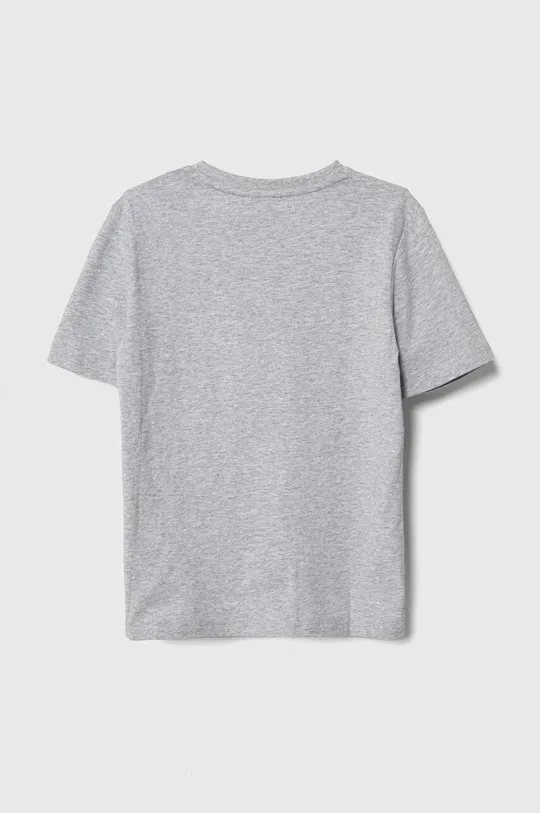 Detské bavlnené tričko BOSS sivá