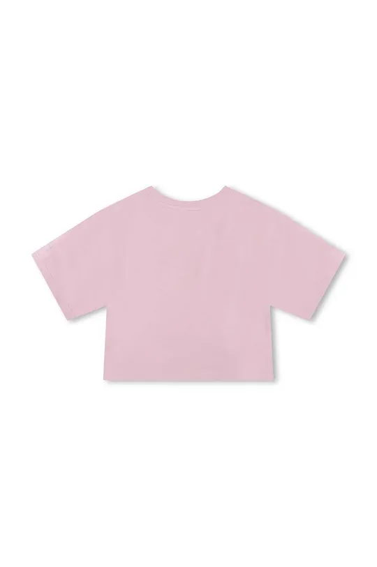 Otroška kratka majica Dkny vijolična