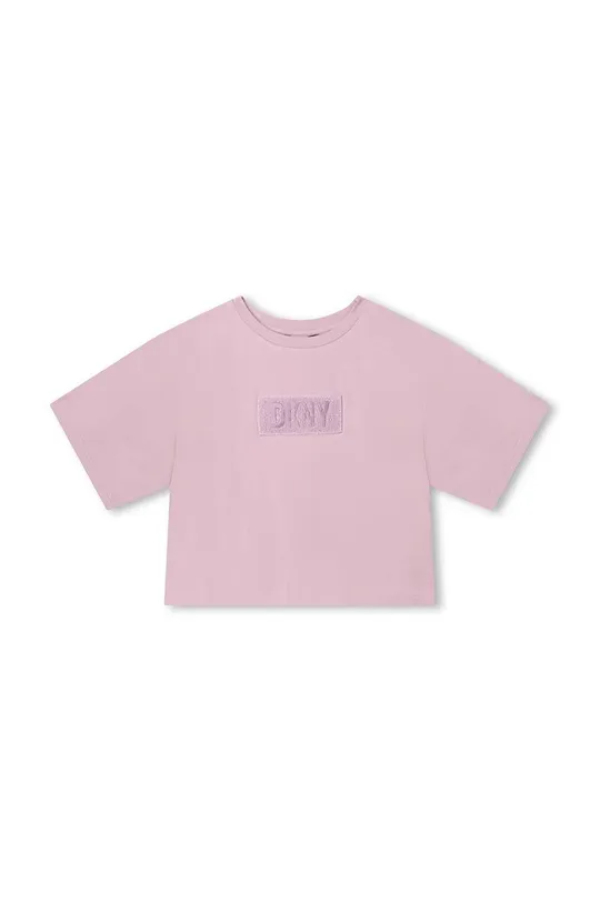 fioletowy Dkny t-shirt dziecięcy Dziecięcy