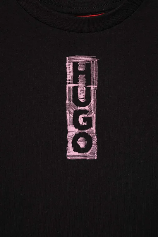Παιδικό βαμβακερό μπλουζάκι HUGO  100% Βαμβάκι